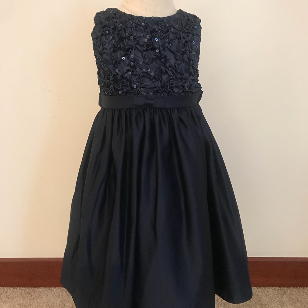Little miss navy blue dress